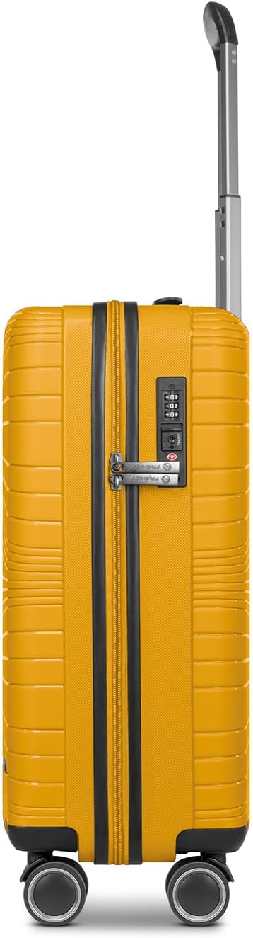 Franky Dallas 3.0 Hartschalen-Trolley mit 4 Rollen S 55 cm | Ausgestattet mit TSA-Schloss, Dehnfalte