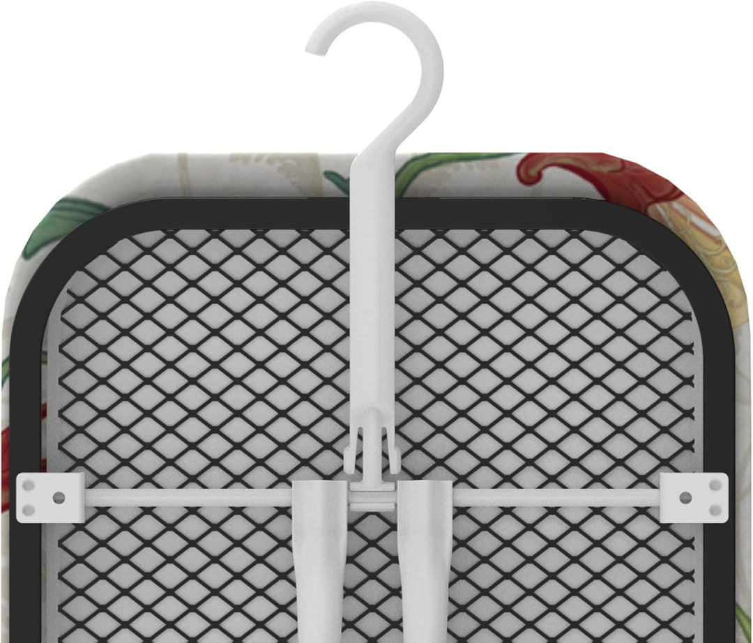 Rörets DampfBügelbrett Tempo Weiss - Patentiertes Bügelbrett für alle, die wenig Platz und Zeit habe