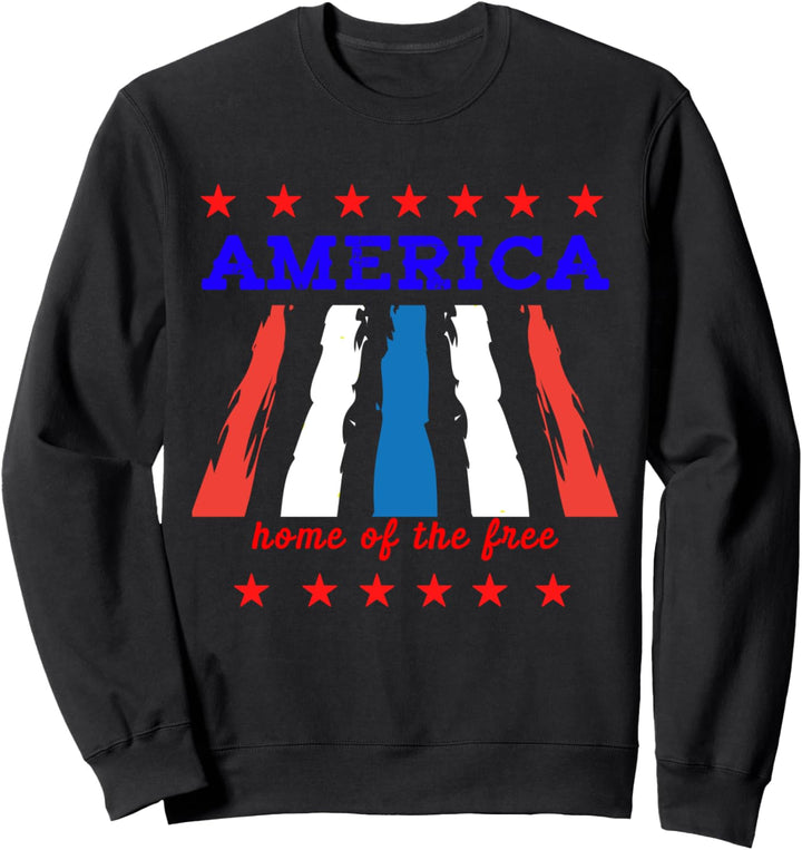 Amerikanische Flagge Feiertag Vereinigte Staaten Amerika Sweatshirt