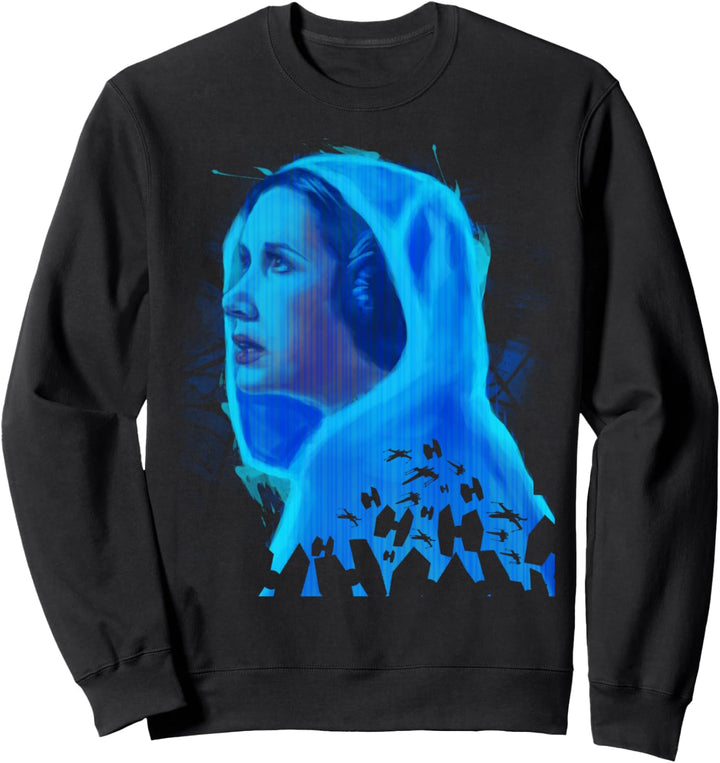Star Wars Princess Leia Hologram Portrait Sweatshirt