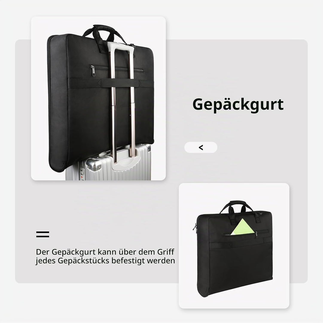 MATEIN Kleidersäcke, grosse Anzug-Reisetasche mit Taschen & Schultergurt für Geschäftsreise, wasserd