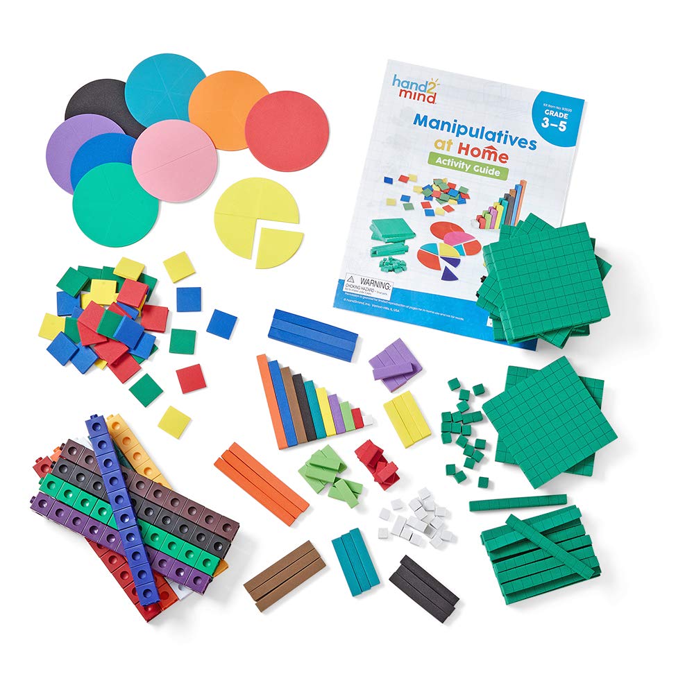 Learning Resources Homeschooling-Greifobjekte-Set (8-10 Jahre), Mathematik-Unterrichtsset, Besser le