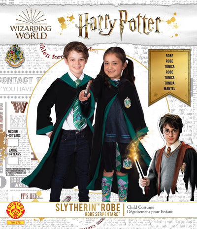 Rubies Harry Potter offizielles Slytherin-Kleid – Kostüm für Kinder – 11 – 14 Jahre – schwarzes Klei