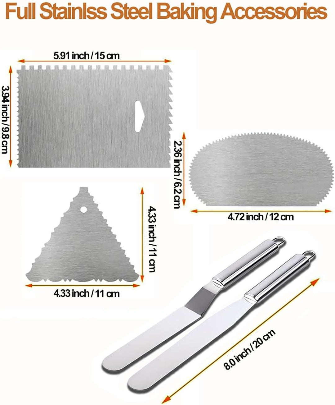 Tortenplatte Drehbar Aluminiumlegierung, Yizish 12-Zoll-Tortenständer Kuchen Drehteller mit Edelstah