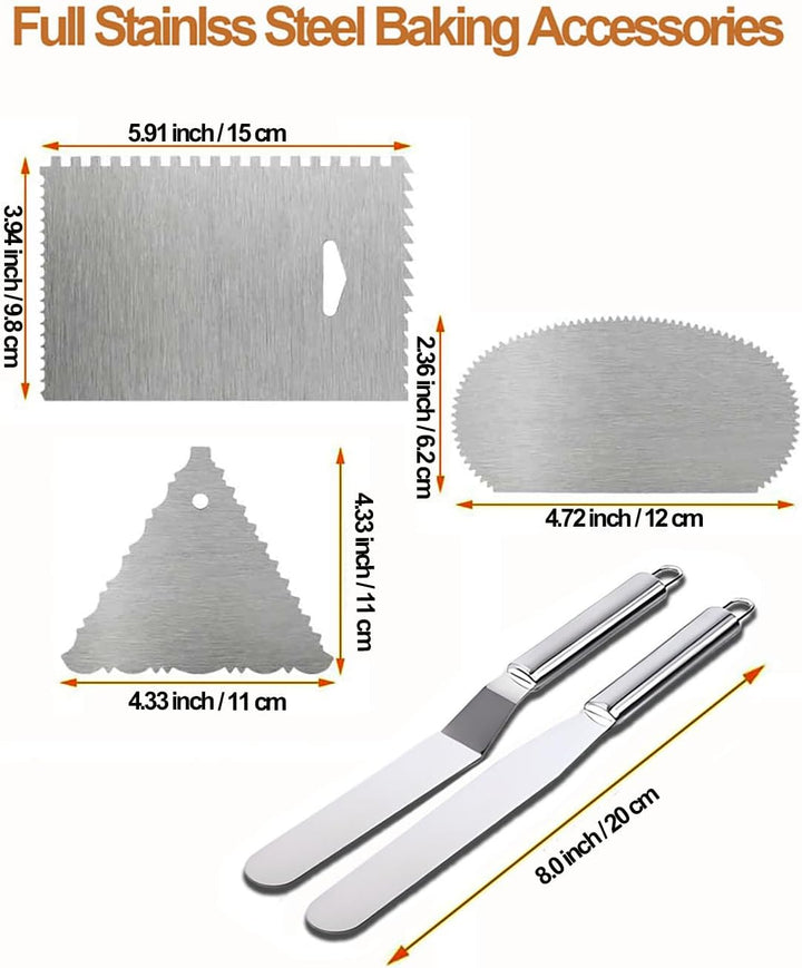 Tortenplatte Drehbar Aluminiumlegierung, Yizish 12-Zoll-Tortenständer Kuchen Drehteller mit Edelstah