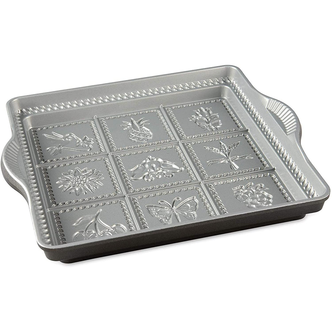 Nordic Ware 3237 Backform " Shortbread - Kuchenform " Antihaftbeschichtet, Antihaftbeschichtet