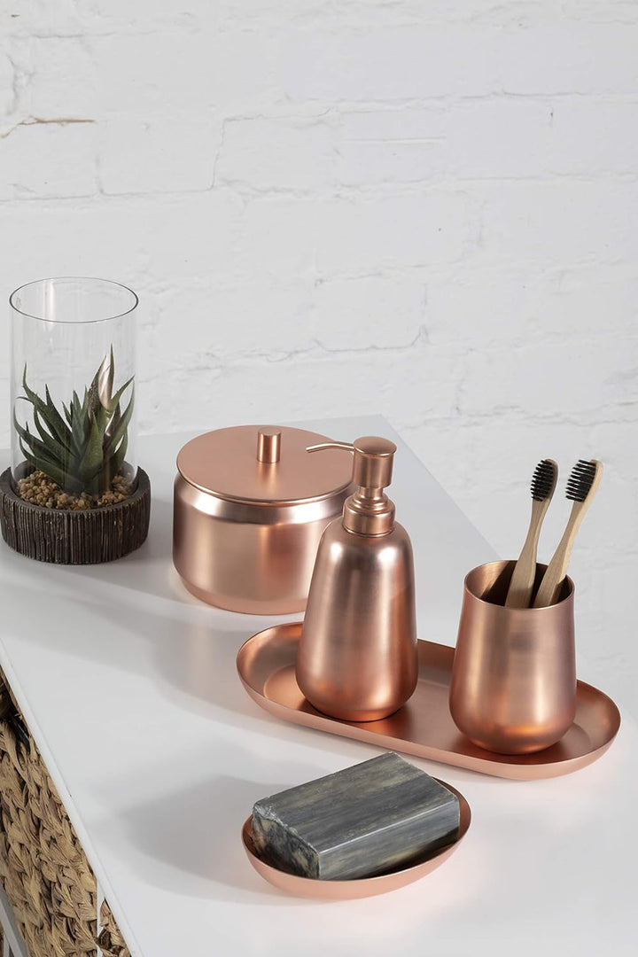 Premier Housewares Madison Shine Tray, Matte Copper beschichted Tablett, Tablett