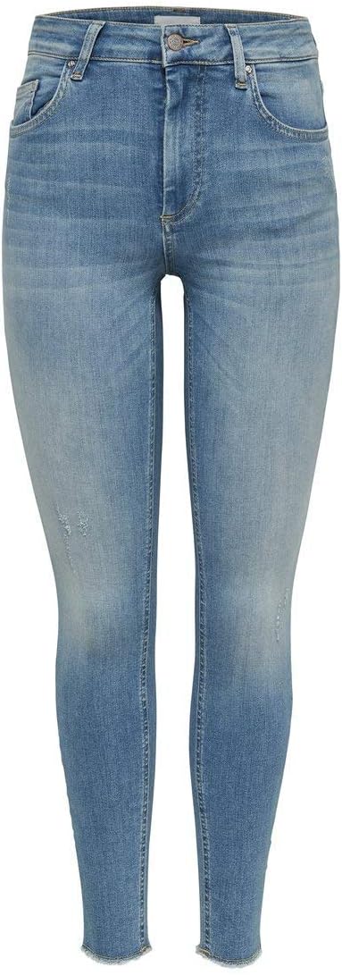 ONLY Damen Skinny Jeans XS Blau (Light Blue Denim), XS Blau (Light Blue Denim)