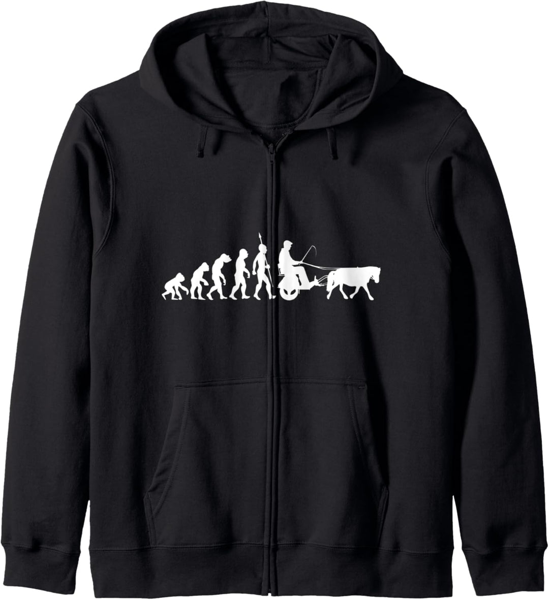 Pferdekutsche Kutsche Fahren Pony Pferde Evolution Fahrsport Kapuzenjacke