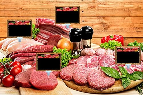 30 Preisschilder für die Metzgerei PLASTIKKARTENHALTER Lebensmittelrecht DRUCK ÄHNLICH wie TAFEL 8,3