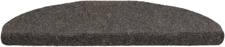 vidaXL Stufenmatten Selbstklebend 15 STK. 65x21x4 cm Anthrazit Halbrund Gross