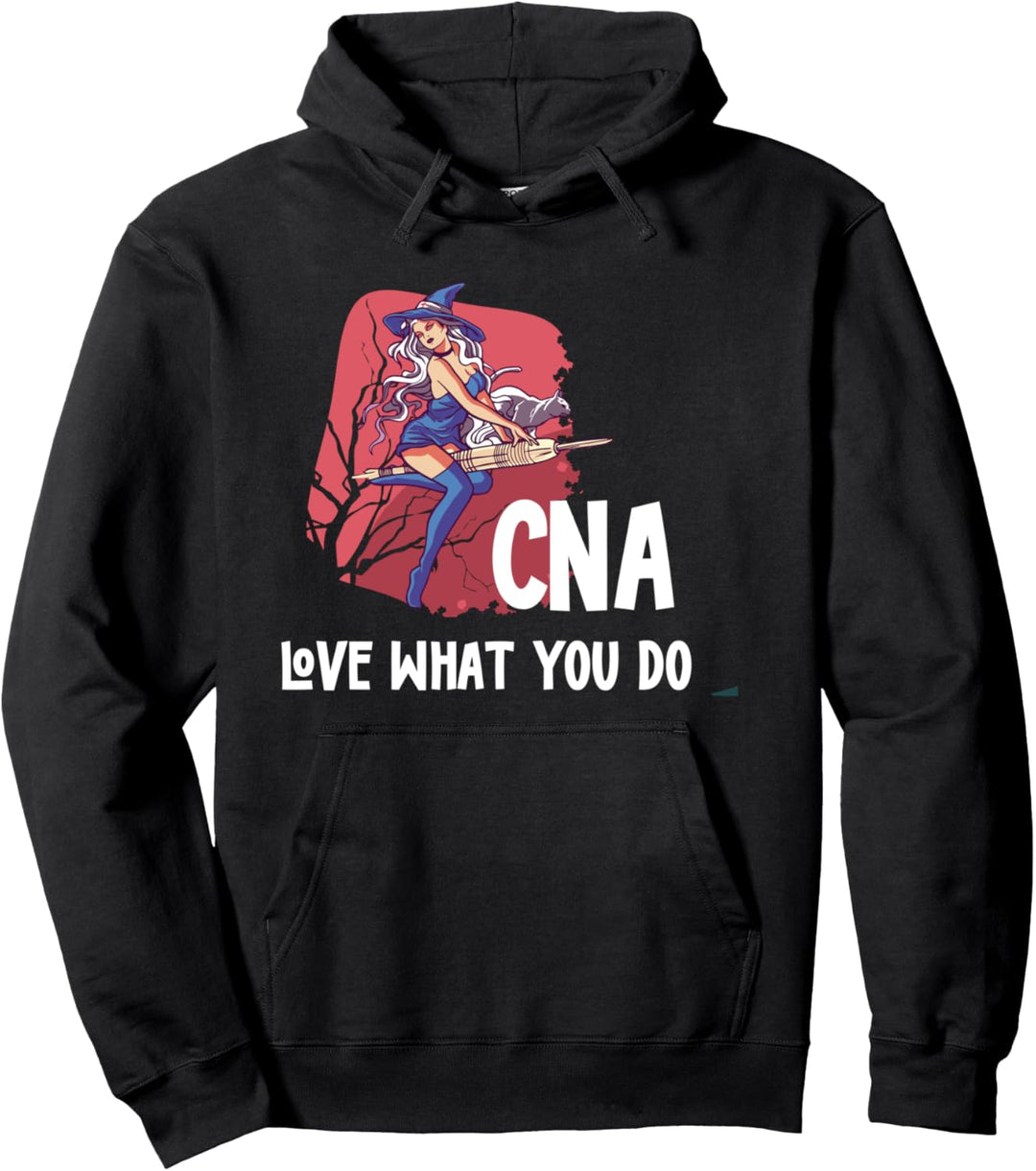 Hexe Krankenschwester Liebe Krankenpflegerin CNA Geschenk Pullover Hoodie