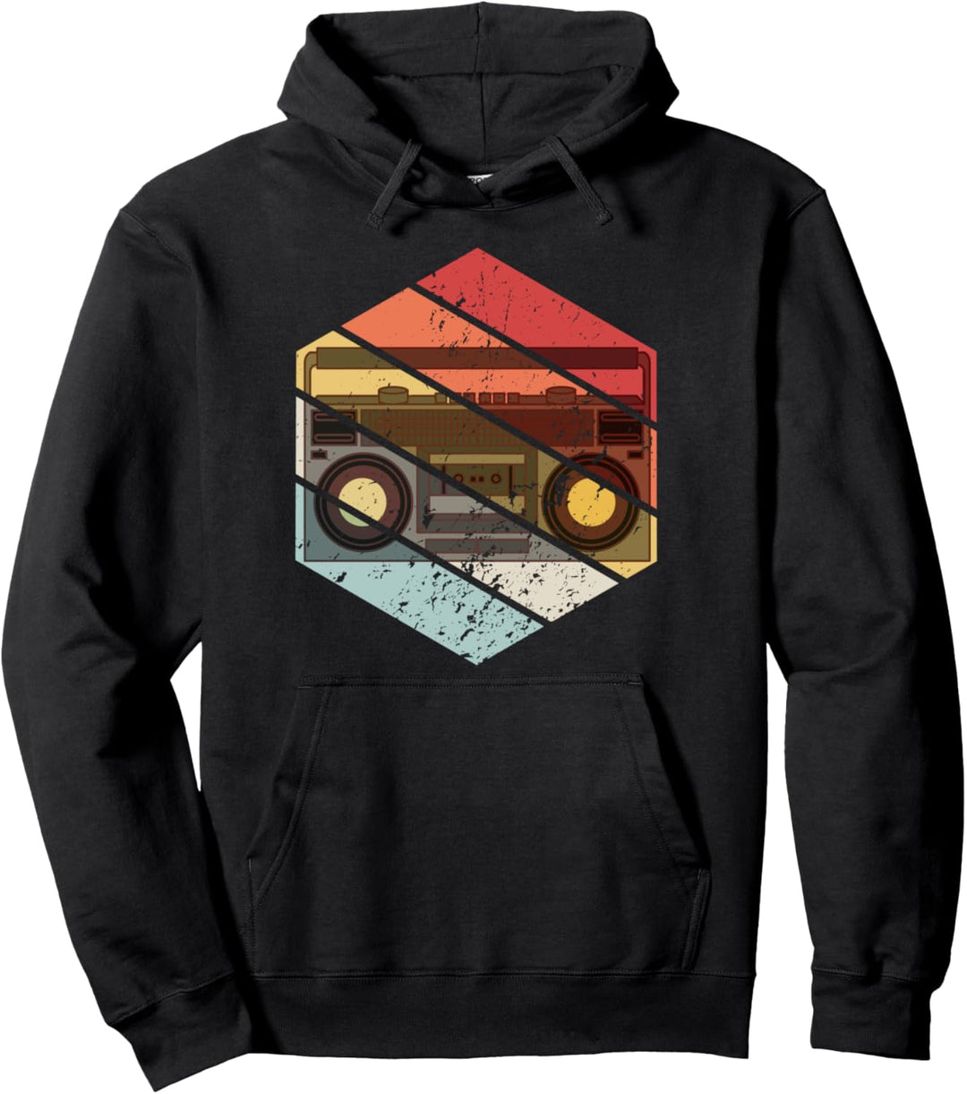Vintage Old School 90er 80er Jahre Motto Party Outfit Kostüm Pullover Hoodie