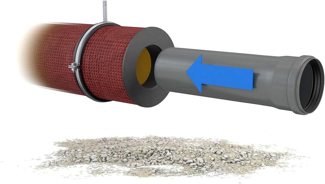 Crassus Gummiadapter CGA, TPE, 1 Stück, 123-130 mm auf 102-110 mm, CRA10008, 123-130 mm auf 102-110