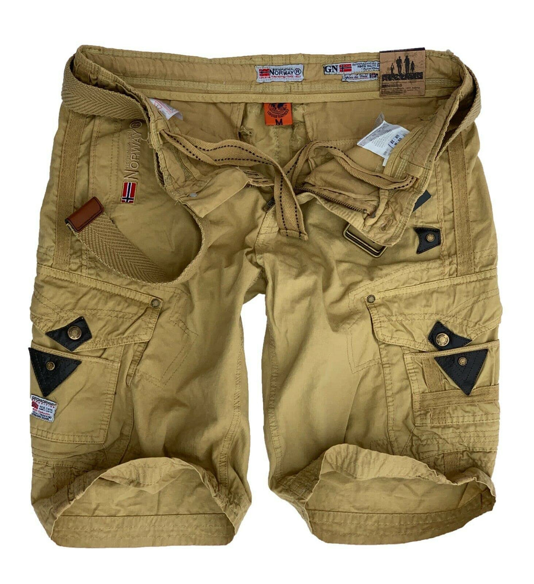Geographical Norway Panoramique Men - Bermuda Mann Cotton - Shorts Herren Sport Cargo - Shorts Bermu