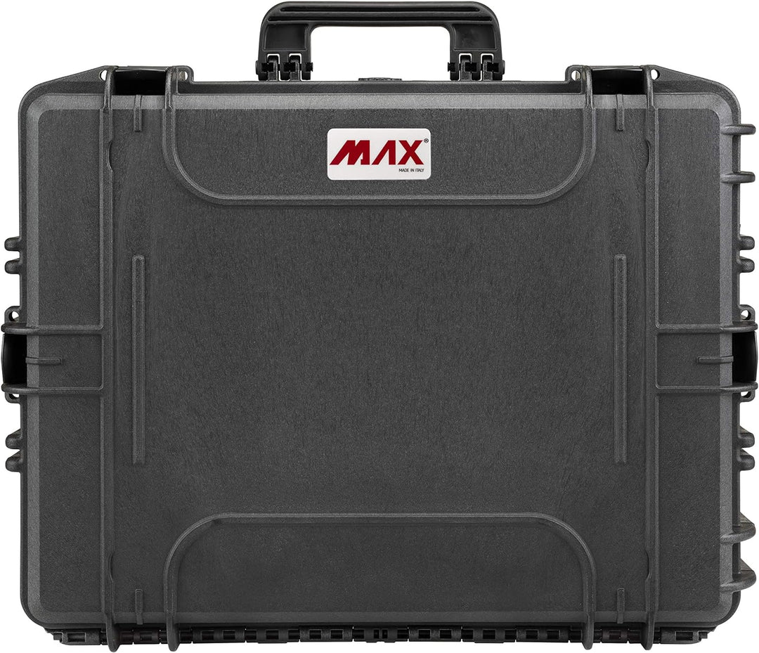 Max MAX540H190S Schutzkoffer für Fotoequipment, stabiler Kunststoff, Innenraum gepolstert, mit Trenn