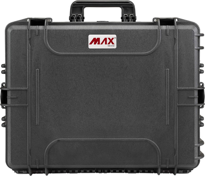 Max MAX540H190S Schutzkoffer für Fotoequipment, stabiler Kunststoff, Innenraum gepolstert, mit Trenn