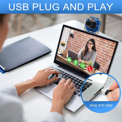ELP 1080P Webcam mit 3,6mm objektiv Full HD MJPEG 30fps/60fps/100fps USB Kamera Modul für Android,Ma