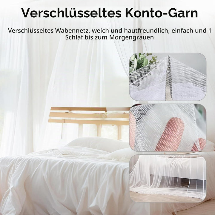 Moskitonetz Bett, 220 x 210 x 200 cm Grosses Moskitonetz mückennetz Bett Fliegennetz Outdoor für Dop