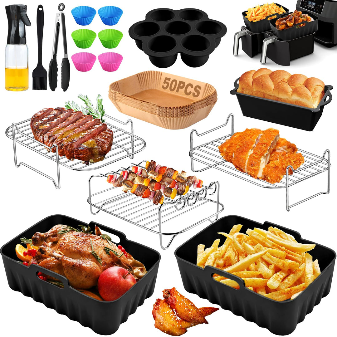 Ninja Heissluftfritteuse Zubehör - Airfryer Zubehör für Ninja Foodi Max Dual Zone AF400EU AF300EU 7.