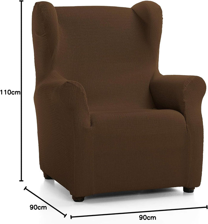 Martina Home Tunez Sesselbezug Ohrensessel Ohrensessel braun Braun Bezug für Ohrensessel, Braun Bezu
