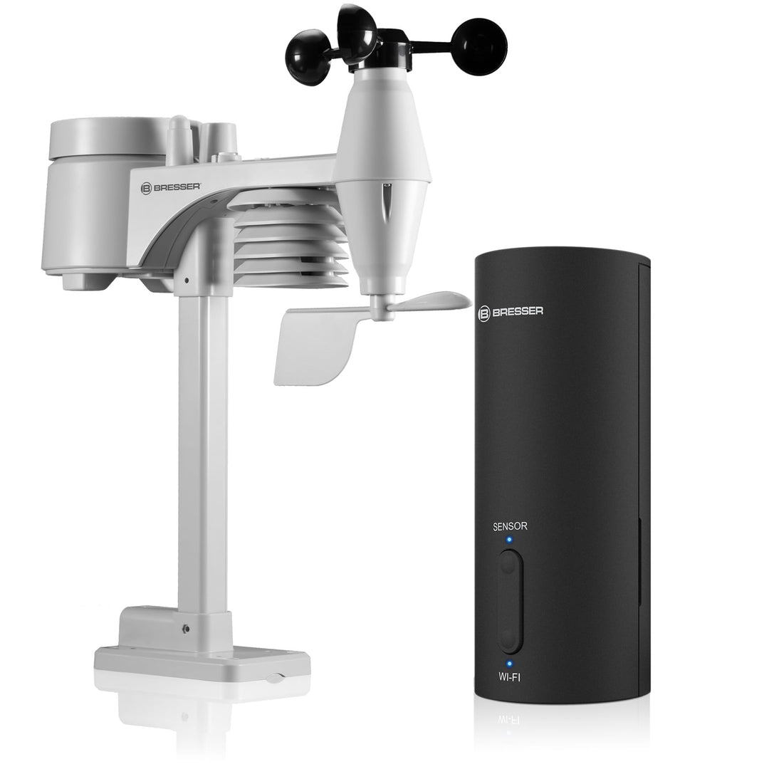 Bresser WLAN-Gateway-Wetterstation El Niño, 7-in-1 Profi-Sensor, Aussentemperatur, Luftfeuchtigkeit