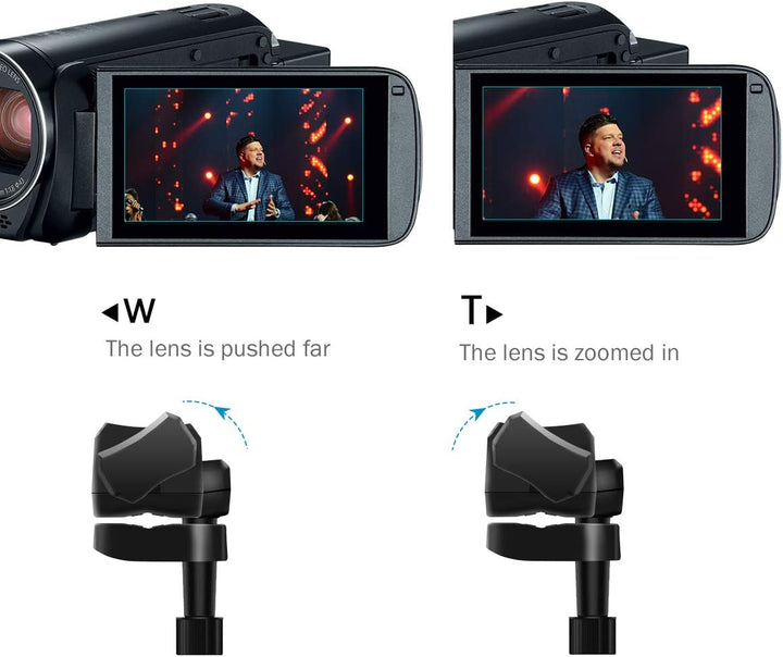 AODELAN Zoom-Fernbedienung für Camcorder Lanc Terminalstativ Aufnahme Zoom Video Kompatibel für Sony
