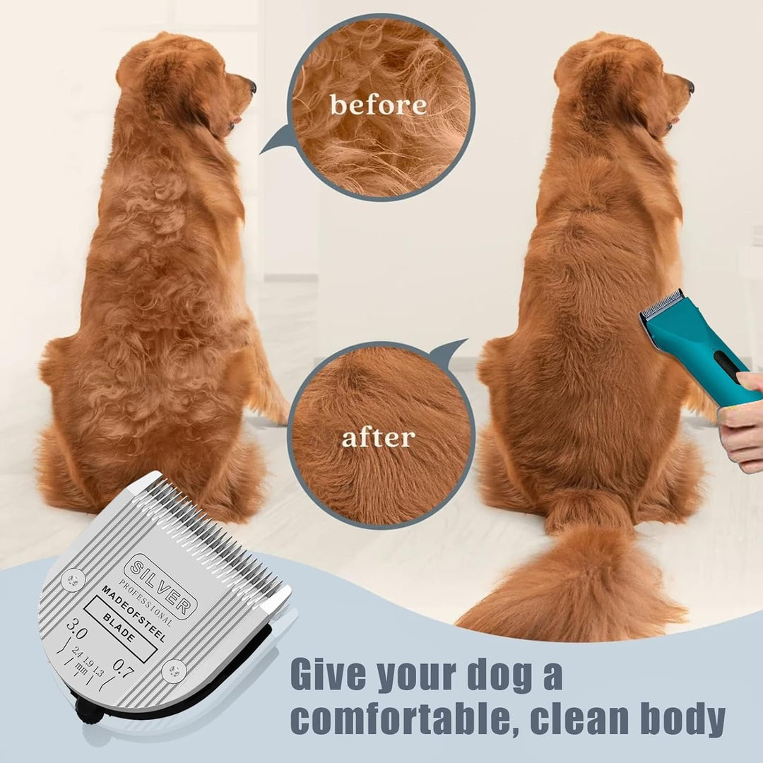 5-in-1-Ersatzklingen, kompatibel mit Wahl Bravura Clipper Chromado, Creativa, Figura Hunde-Schermasc