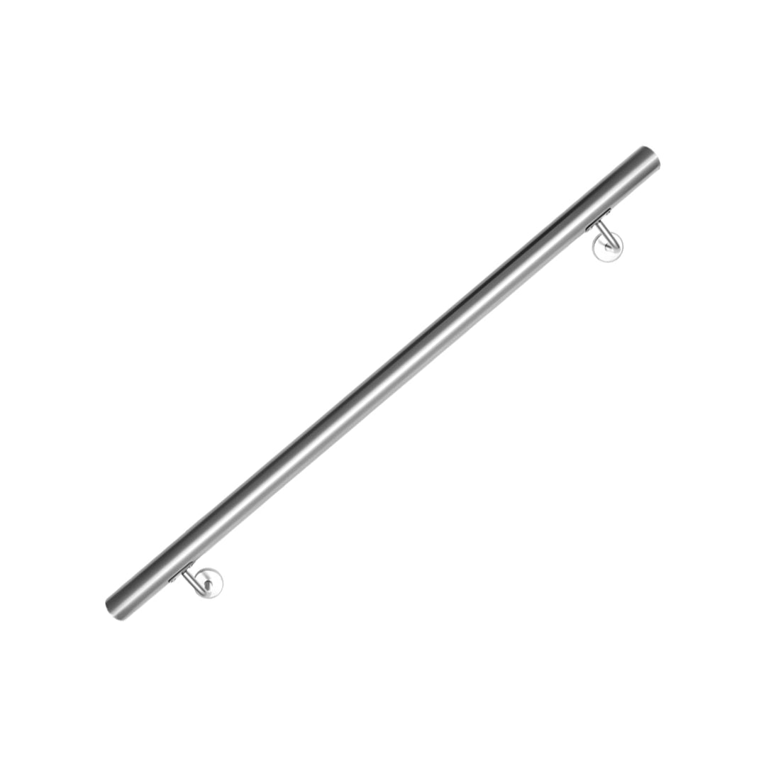 Vigevee Edelstahl Handlauf 100 cm, Treppengeländer Geländer Wandhandlauf Wand Treppe mit Wandhalteru