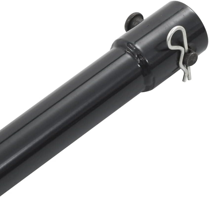 vidaXL Bohrerverlängerung Stahl 0,5 m 0.5 m Schwarz, 0.5 m Schwarz