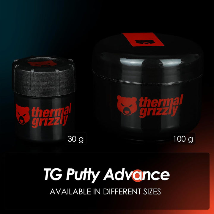 Thermal Grizzly TG Putty Advance – Elektrisch nicht leitender Wärmeleitknete für GPU-Modding und Wär