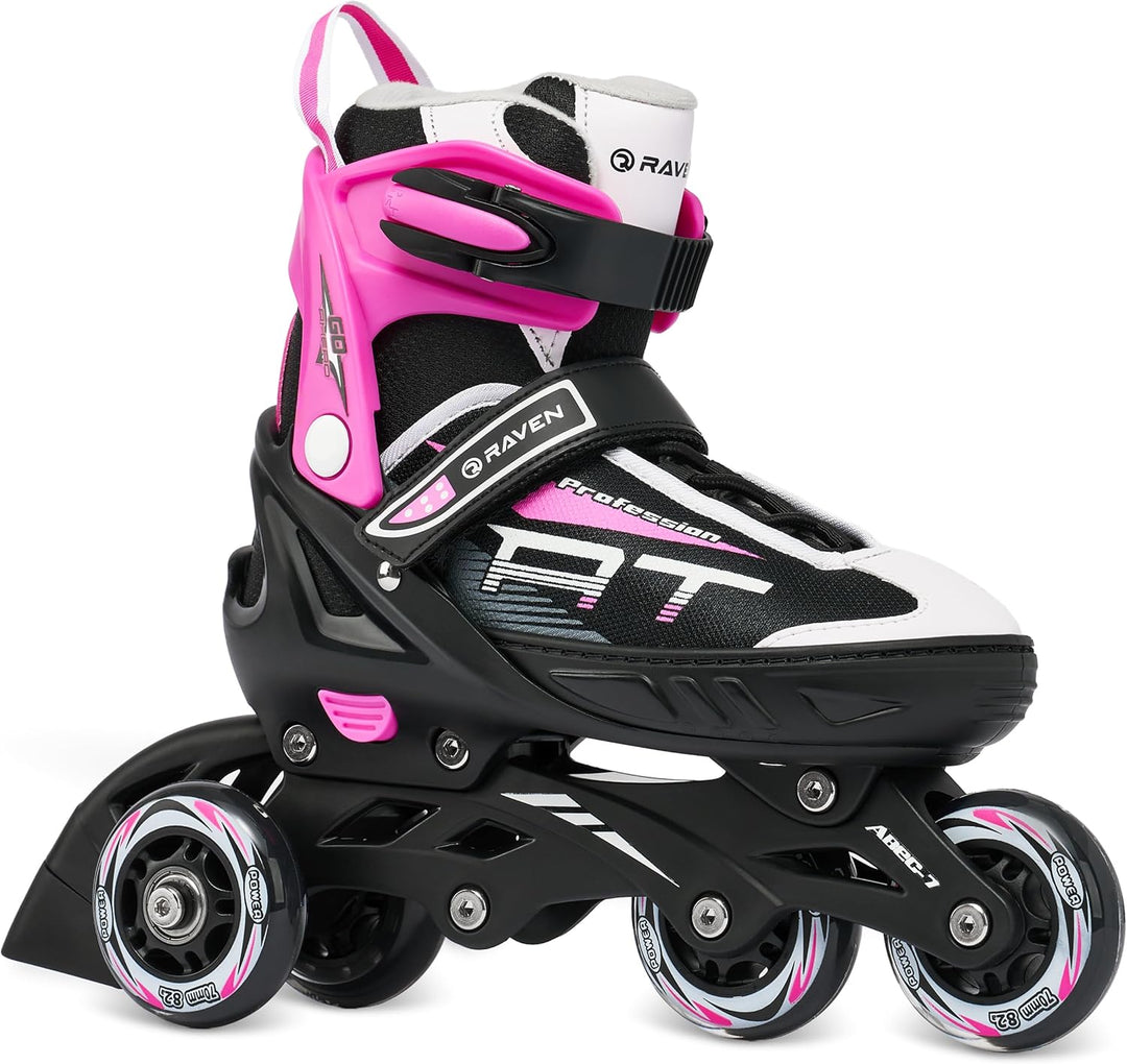 RAVEN Profession 3in1 Inlineskates Triskates Rollschuhe Inliner für Kinder und Erwachsene verstellba