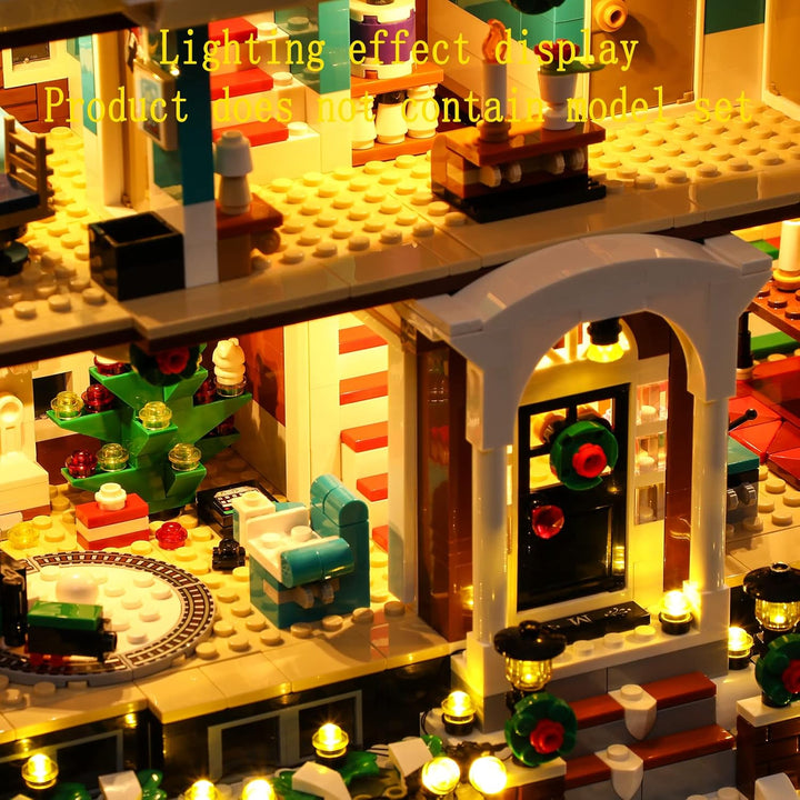 GEAMENT LED Licht-Set Kompatibel mit Lego Ideas Home Alone Exklusives Bauset - Beleuchtungsset für I