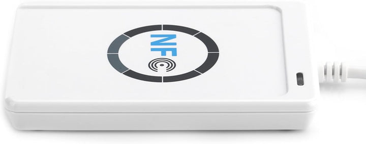 ACS, ACR122U, NFC-Lesegerät, kontaktlos, USB, 13,56 MHz, Farbe: Pearl White