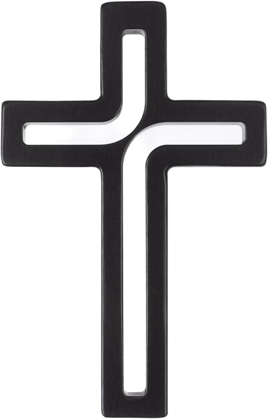 Drewniane Krzyże Hängendes Kreuz aus Buchenholz Modern Wandkreuz Kruzifix Glatte Oberfläche Hängend