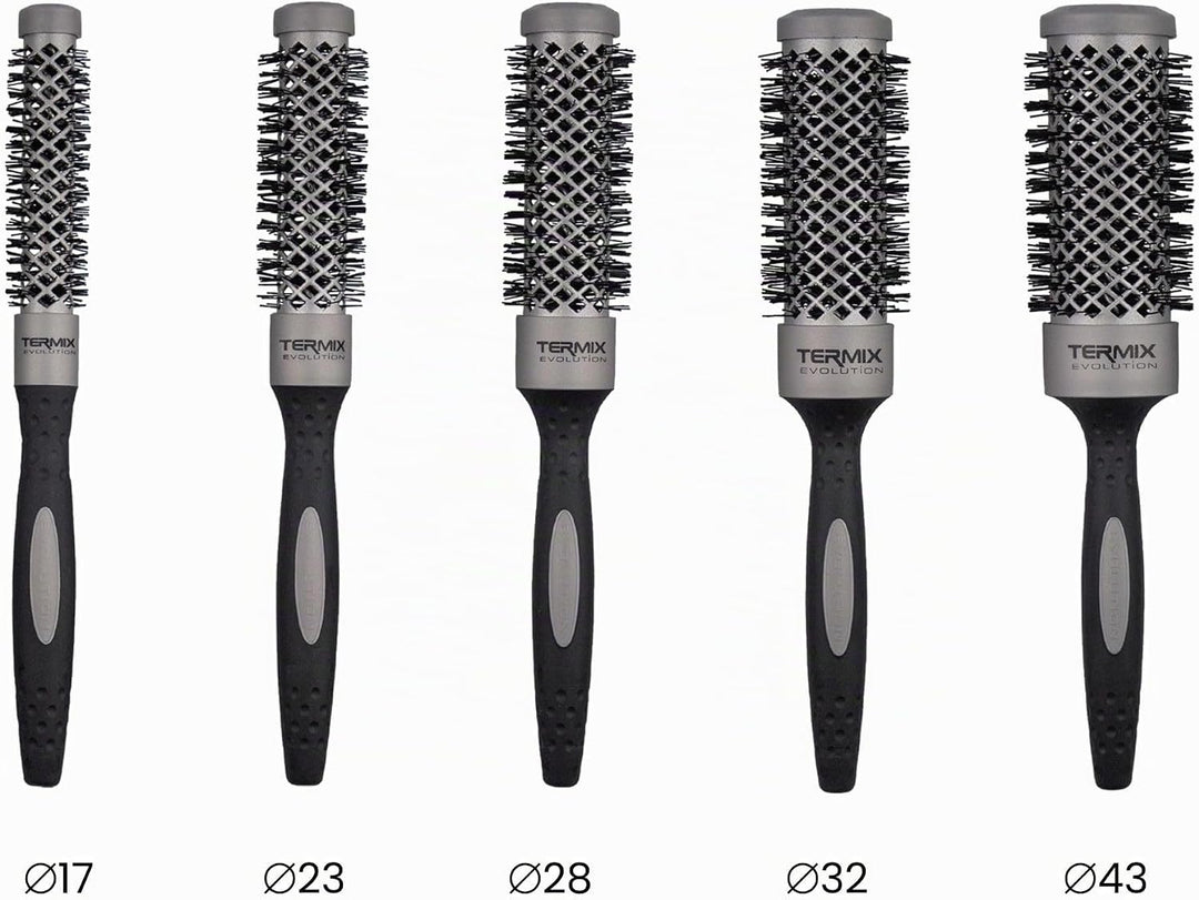 Termix Evolution Basic. Professionelle, thermische Rundhaarbürste mit ionisierter Hochleistungsfaser
