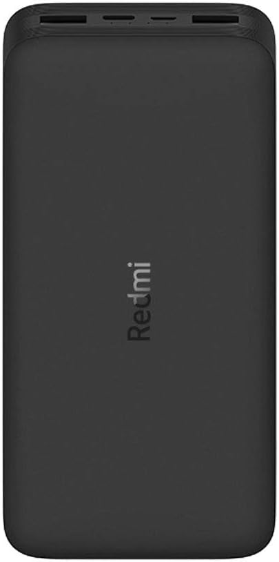 Xiaomi Redmi Externer Akku, 18 W, Fast Charge, Schwarz, 20.000 mAh, Micro-USB-Eingang/USB-C, Ausgang