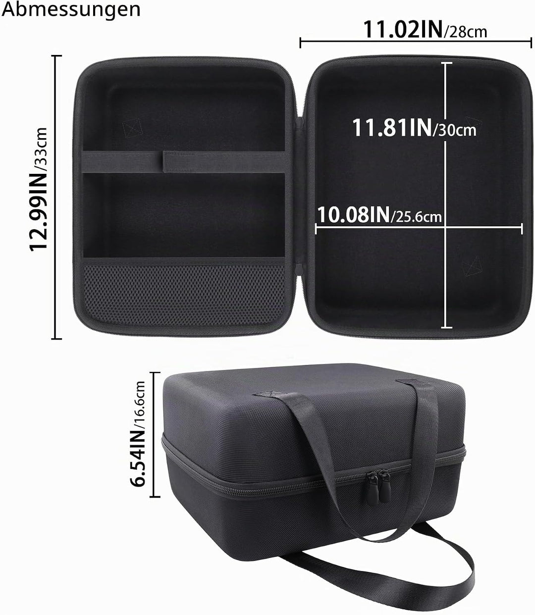 co2CREA Hart Reise Schutz Hülle Etui Tasche für EF ECOFLOW Tragbare Powerstation River 2 256Wh LiFeP