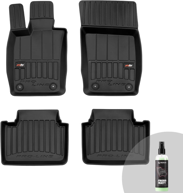FROGUM ProLine 3D Gummimatten Exklusiven Auto Fussmatten Autofussmatten für Porsche Panamera II ab 2
