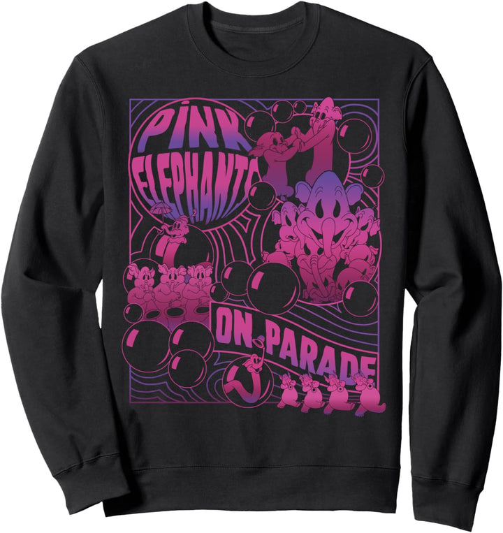 Disney Dumbo Pink Elephants On Parade Sweatshirt