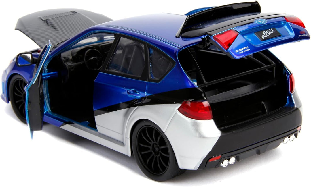 Jada Toys 99514 Fast & Furious Brian's 2012 Subaru Impreza WRX STI, Auto, Tuning-Modell im Massstab