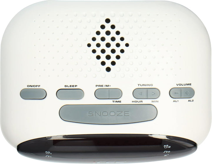 iCES ICR-210 Radiowecker - Radiowecker mit 2 Stunden Weckzeit - PLL FM - Snooze - Sleep Timer - Gang
