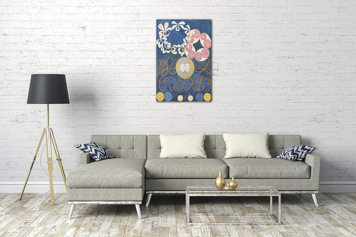 Printed Paintings Leinwand (60x80cm): Hilma af Klint - The Ten Largest, No 1 (1907) 60x80 cm, 60x80