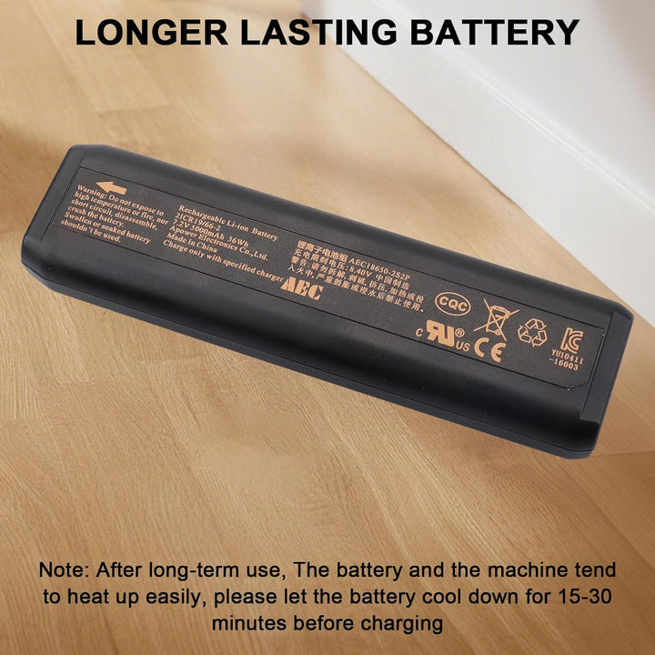 7,2 V 5000 mAh 36 Wh Ersatzakku, kompatibel mit Konftel 300M 300MX 300W 300WX, PN: Akku für Konftel