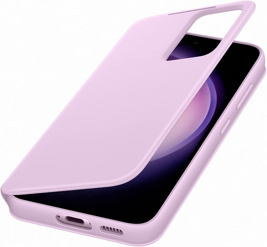 Samsung Smart View Wallet Smartphone Case EF-ZS911 für Galaxy S23, Handy-Hülle, Kartenfach, Sichtfen