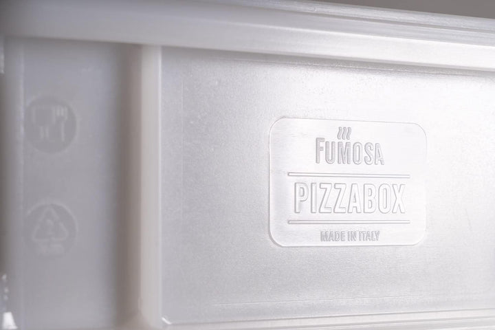 FUMOSA ital. Pizzaballen-Box Set »Home« (40x30x10) + flexibler Teigspachtel | Teigwanne Gärbox Teigb