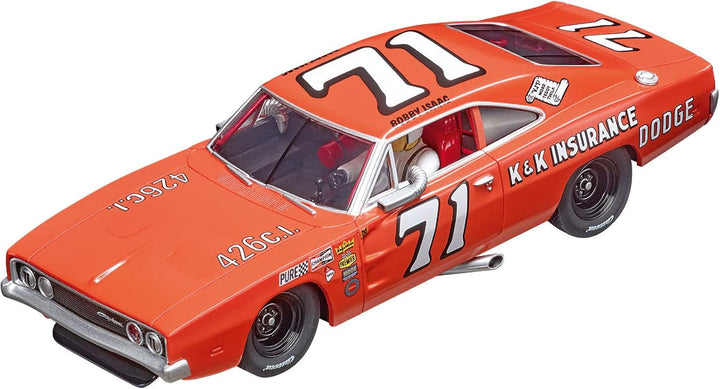 Carrera Evolution Dodge Charger 500 "No.71 Rennauto | Slotcar im Massstab 1:32 | Front- und Rücklich