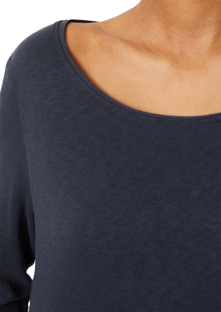 Marc O'Polo Damen B01226152199, T-Shirt XXL Blau, XXL Blau