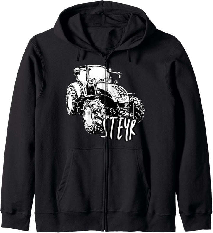 Steyr Austria Laster Landwirtschaft Trecker Geschenkidee Te Kapuzenjacke