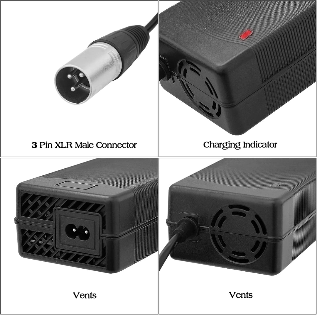 Yasco Li-ion akku Ladegerät Mehrere Stecker Für Elektrofahrrad Roller E-Bike Boot Motorrad Xiaomi Ak